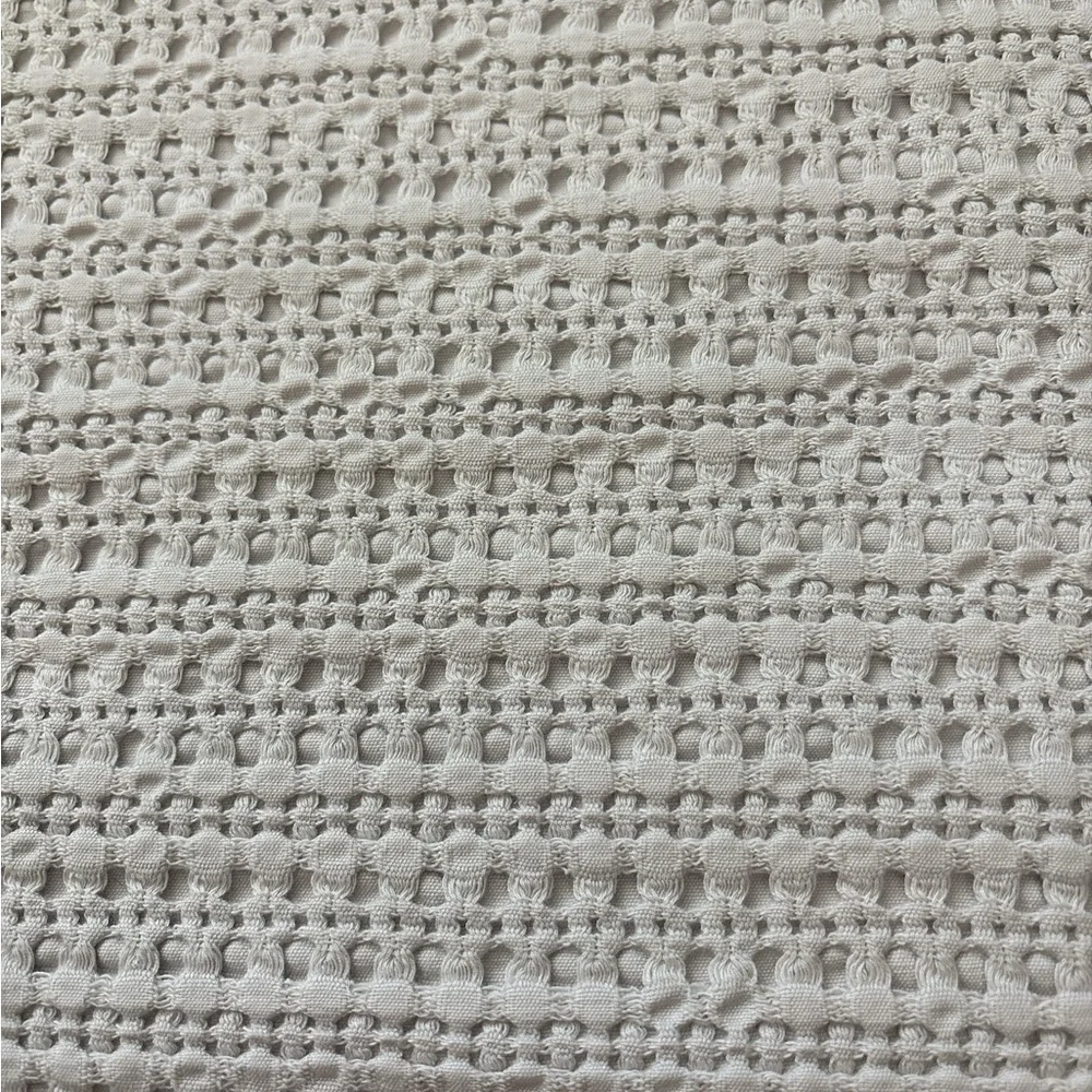 Texteis Penedo, Euro Waffle Pillow Sham, 30”x32”, 100% Cotton, Made In Portugal - Picture 5 of 5